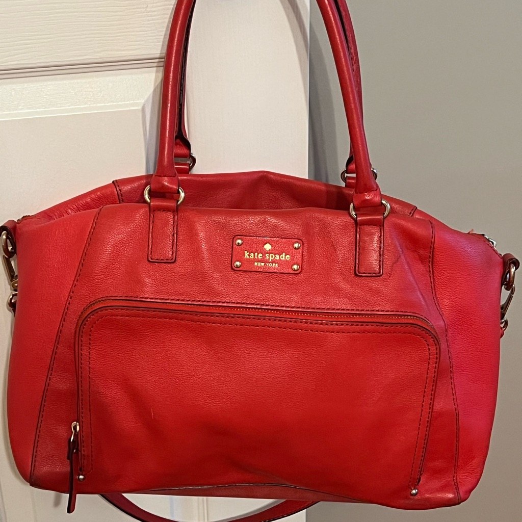 Kate Spade Deep Orange Bag.